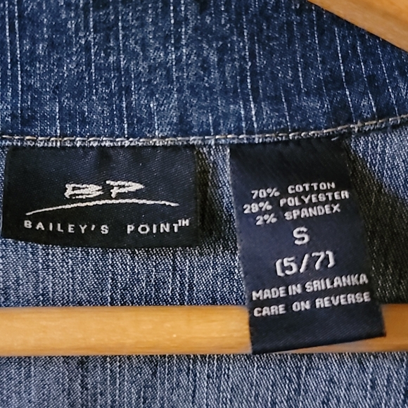 Bailey's Point Denim Jean Jacket Sz S (5/7) - Picture 4 of 5